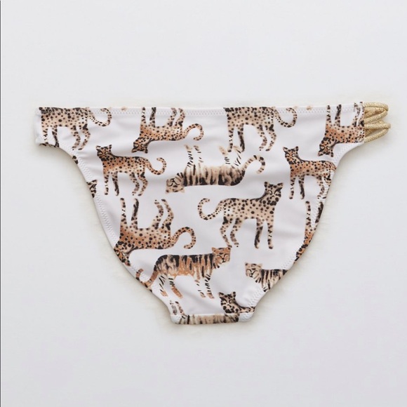 *SOLD* Aerie Animal Print Wide Strap Scoop Bikini - Picture 6 of 6